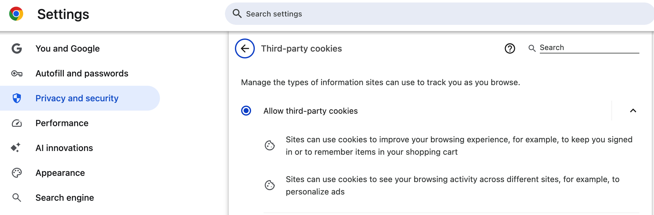 Chrome Cookies