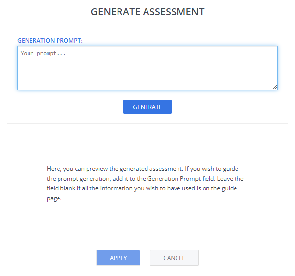 Assessment Generation Prompt