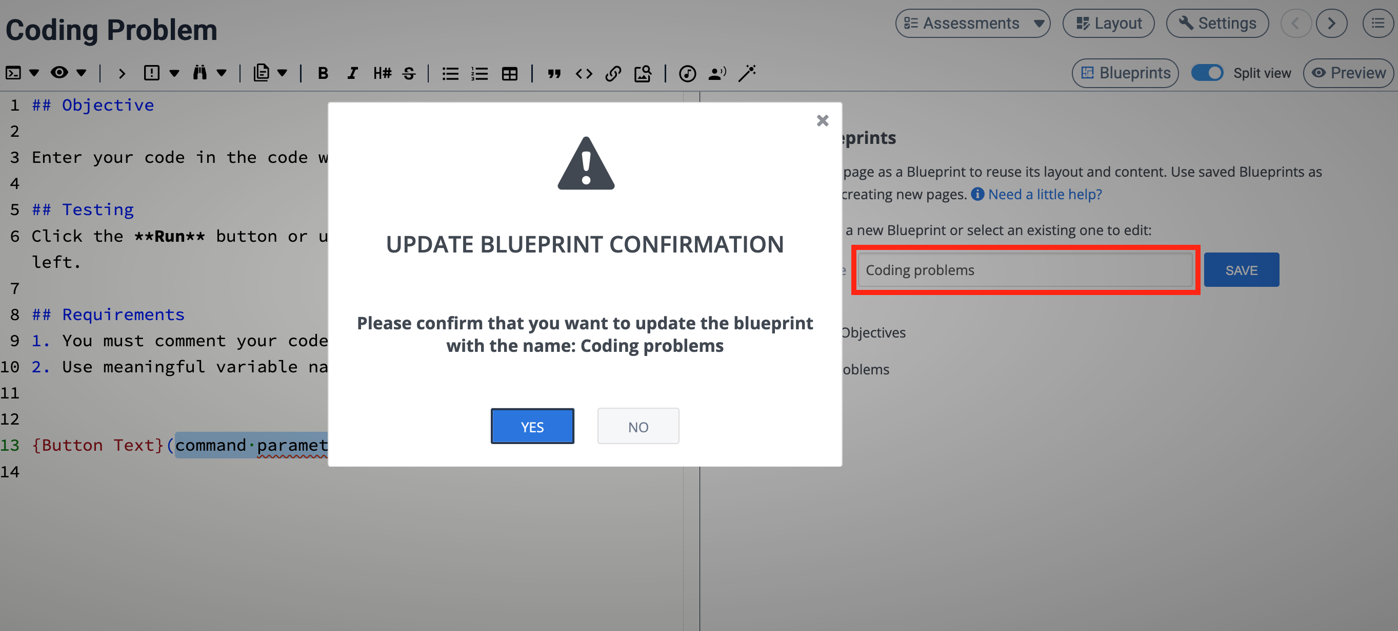 Modifying an existing bluepring