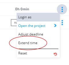Extend Time