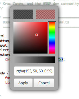 Color Picker - Enter Value