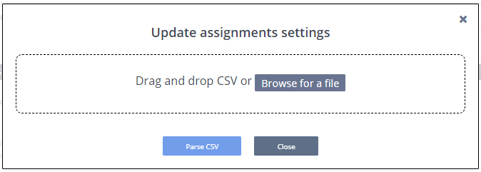 Select csv Batch Update