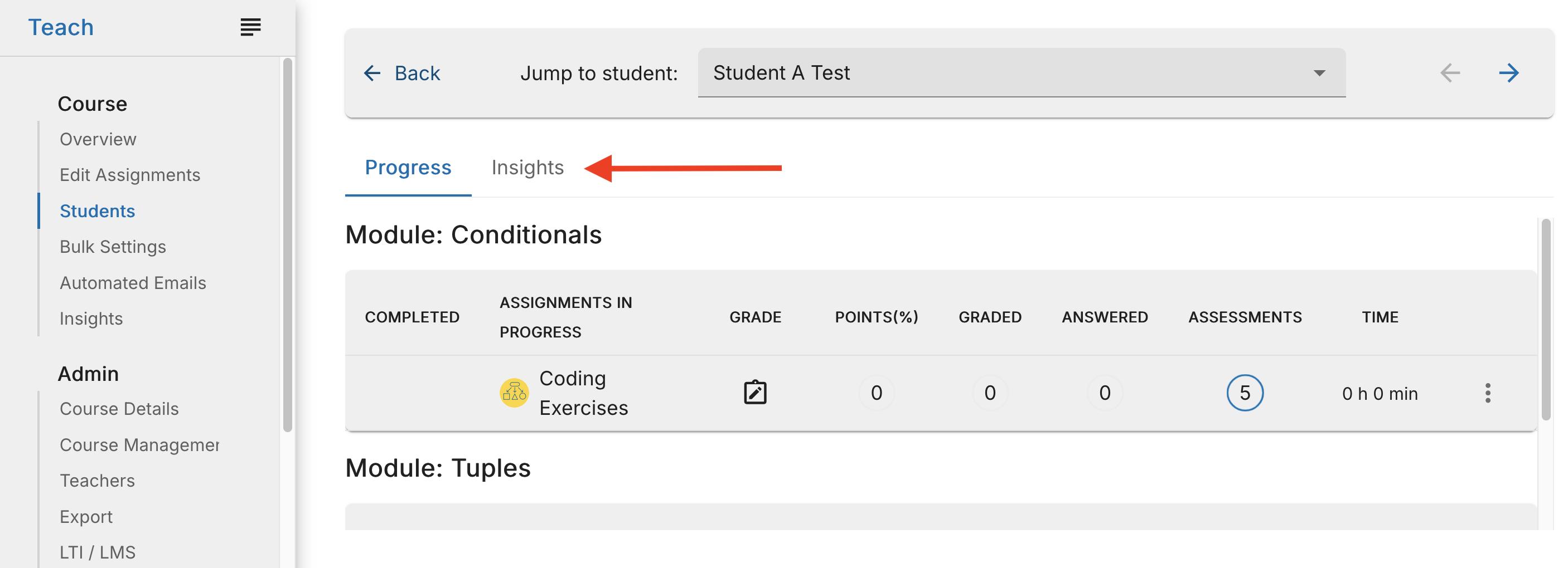 Student Insights